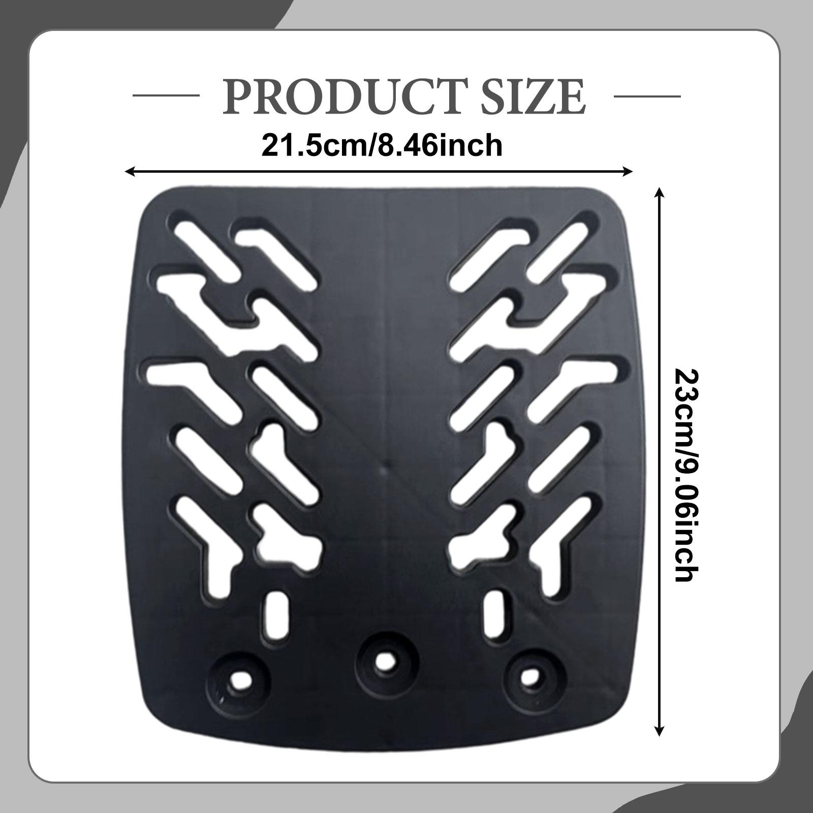 Motorcycle Gear Rack - Shock Absorbing Motorcycle Base Plate Rear