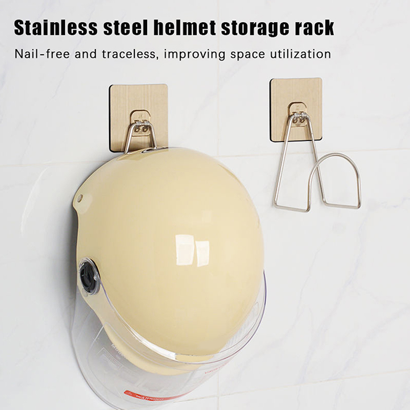 Motorcycle Gear Rack - Wall Mount Motorcycle Helmet Rack Metal