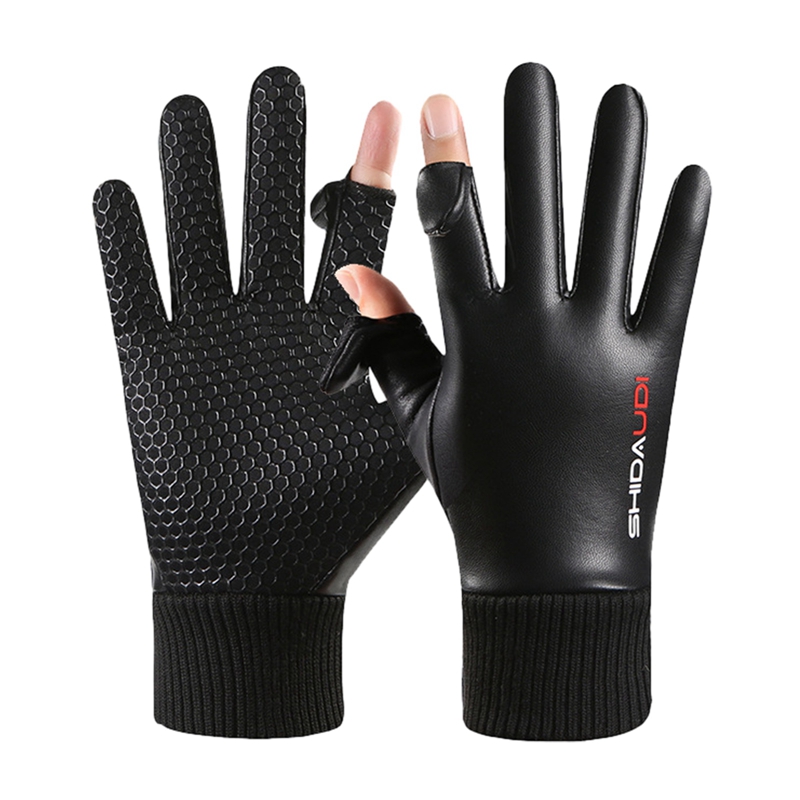 Motorcycle Gear Gloves - Motorcycle Fleece Lining Thermal Gloves Touch