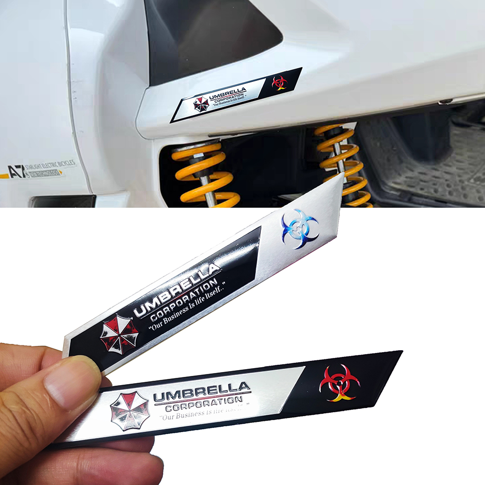 Umbrella 3D Metal Car Stickers - đánh giá và giá Motorcycle Gear Icon
