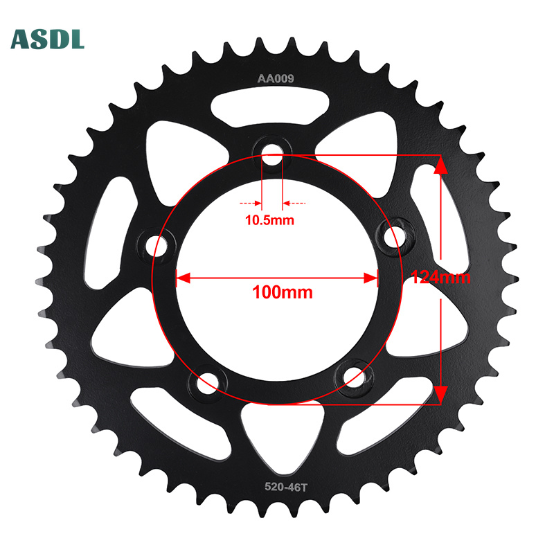 520 46T 15T Motorcycle Front R - đánh giá và giá Motorcycle Gear Icon
