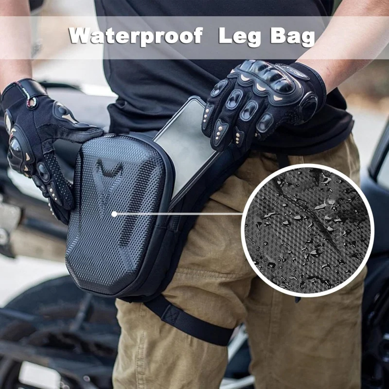 Waterproof Drop Thigh Bag Moto - đánh giá và giá Motorcycle Gear Rack