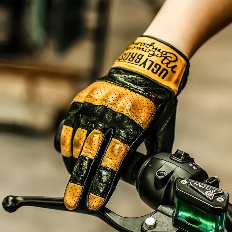 Uglybros Unisex  Genuine Leath - đánh giá và giá Motorcycle Gear Gloves