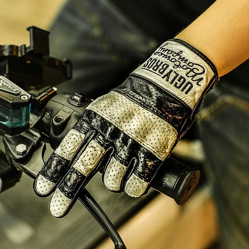 Uglybros Unisex  Genuine Leath - đánh giá và giá Motorcycle Gear Gloves