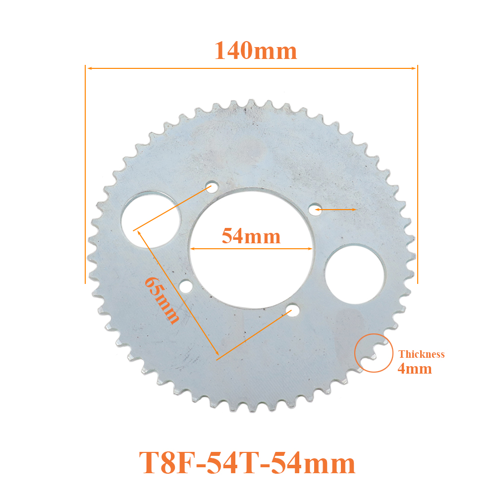 T8F 54T Chain Plate 54mm 54 To - đánh giá và giá Motorcycle Gear Rack