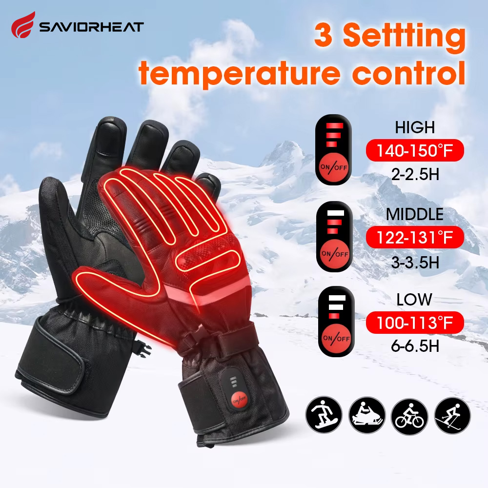 Savior Heat 100% Waterproof Mo - đánh giá và giá Motorcycle Gear Gloves