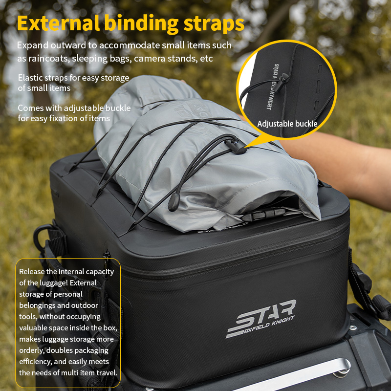 SFK Universal 13L Black Motorc - đánh giá và giá Motorcycle Gear Rack