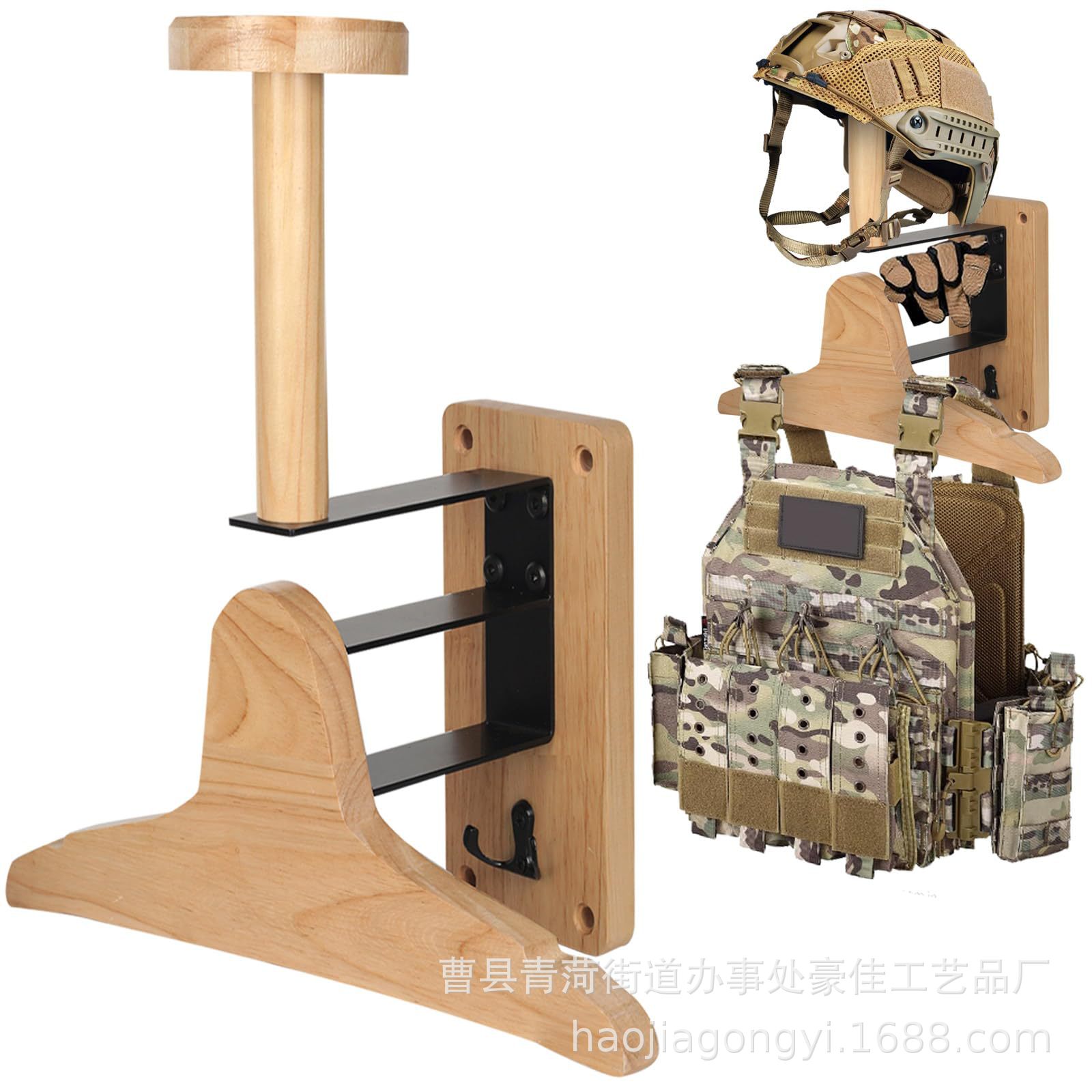 Wall‑Mount Wooden Outdoor Tact - đánh giá và giá Motorcycle Gear Rack